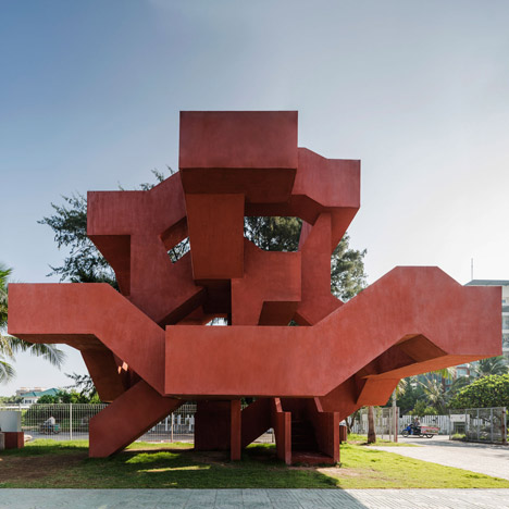 The labyrinth (10 Cal Tower) by Supermachine studio
