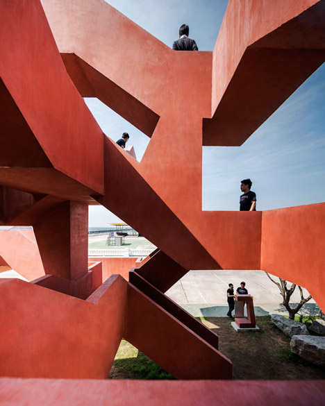 The labyrinth (10 Cal Tower) by Supermachine studio