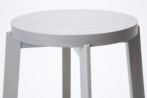 Two Color Stool by Naoya Matsumoto Design