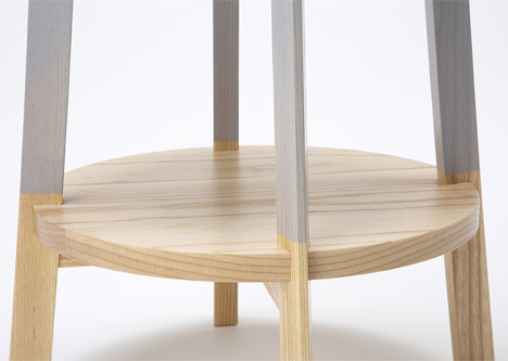 Two Color Stool by Naoya Matsumoto Design