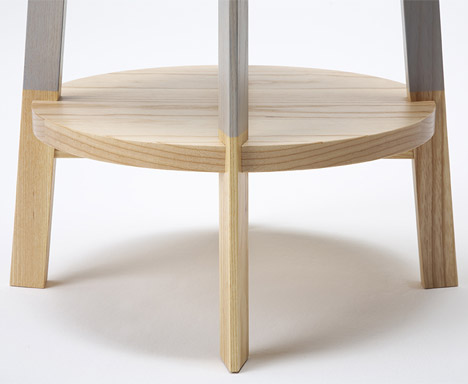 Two Color Stool by Naoya Matsumoto Design