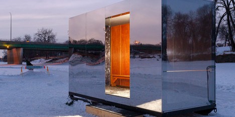 Warming Huts provide shelter for ice-skaters on Winnipeg’s frozen river