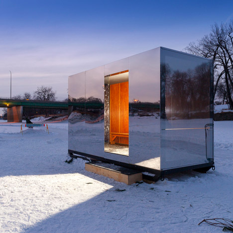 Warming Huts provide shelter for ice-skaters on Winnipeg’s frozen river