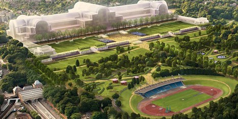 Zaha, Rogers and Chipperfield shortlisted for Crystal Palace rebuild