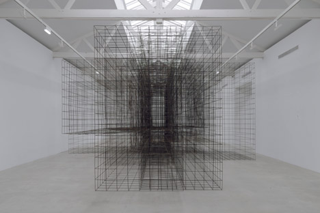 Second Body by Antony Gormley at Thaddaeus Ropac Galerie