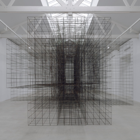 Second Body by Antony Gormley at Thaddaeus Ropac Galerie