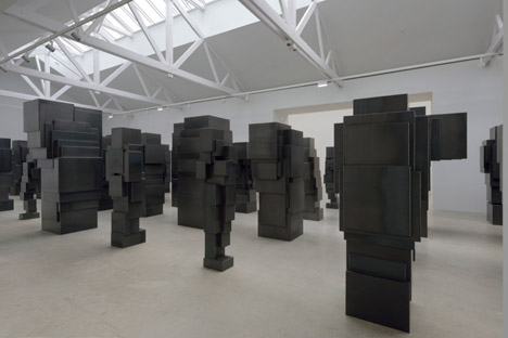 Second Body by Antony Gormley at Thaddaeus Ropac Galerie