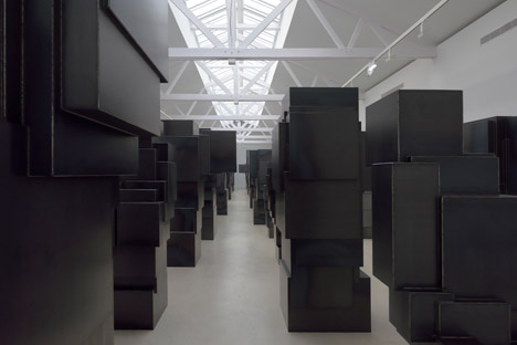 Second Body by Antony Gormley at Thaddaeus Ropac Galerie