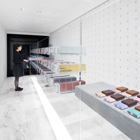 BbyB chocolate shop by Nendo