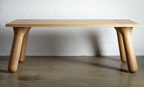 Big Foot dining table by Daast