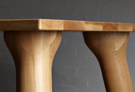 Big Foot dining table by Daast