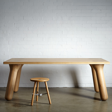 Big Foot dining table by Daast
