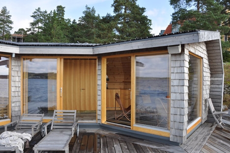 Brenner Bastu sauna by Hans Murman