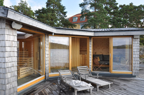 Brenner Bastu sauna by Hans Murman
