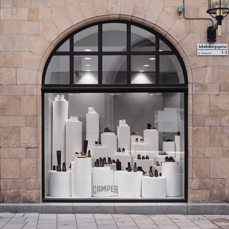 Camper store in Stockholm by Nendo