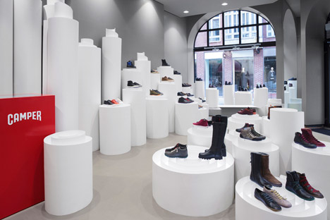 Camper store in Stockholm by Nendo