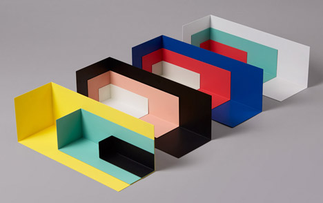 Corner shelf by Kyuhyung Cho