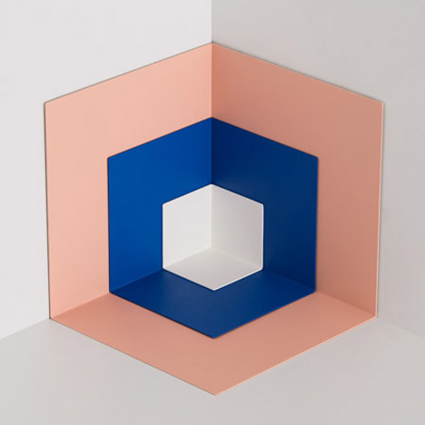 Corner shelf by Kyuhyung Cho