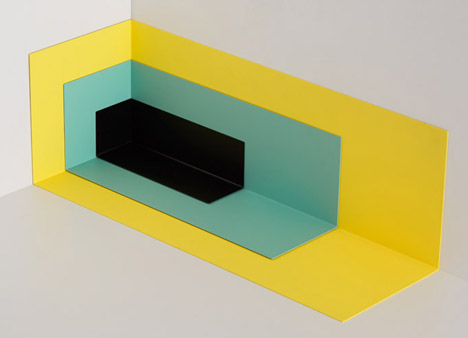Corner shelf by Kyuhyung Cho