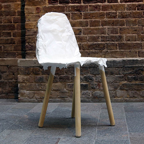 Crumpled Chair by Jongwoo Choi RCA