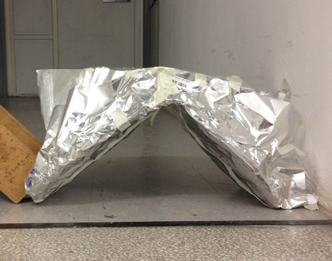 Crumpled Chair by Jongwoo Choi RCA