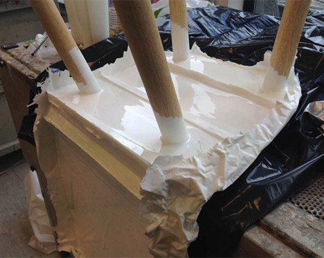 Crumpled Chair by Jongwoo Choi RCA