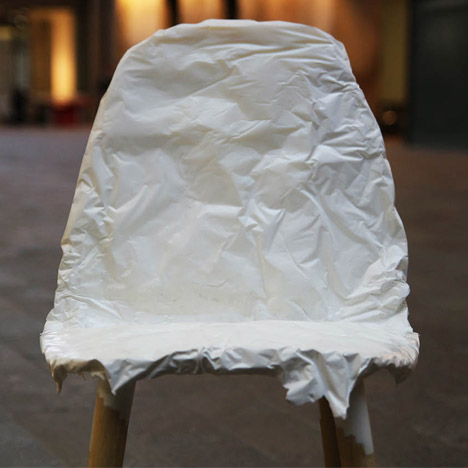 Crumpled Chair by Jongwoo Choi RCA