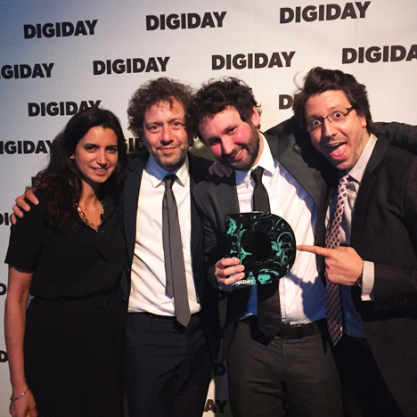 Dezeen named Best Content Studio at Digiday awards