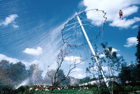 Aviary in the Munich Zoo at Hellabrunn, 1979-1980, Munich, Germany