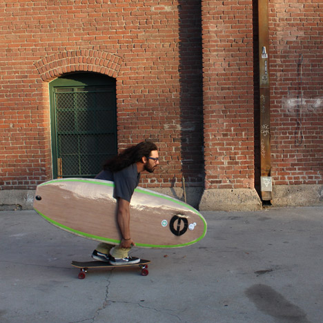 Surfboard by Surf Organics using Mushroom Materials