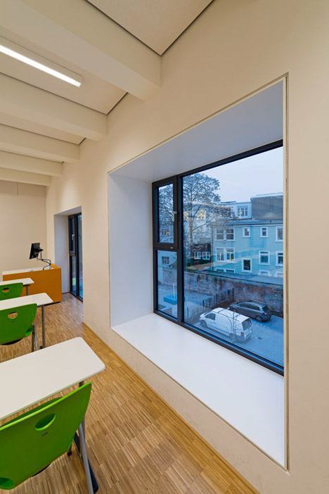 Grammar School in Karlsruhe, Germany by Netzwerk Architekten