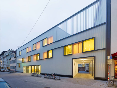 Grammar School in Karlsruhe, Germany by Netzwerk Architekten