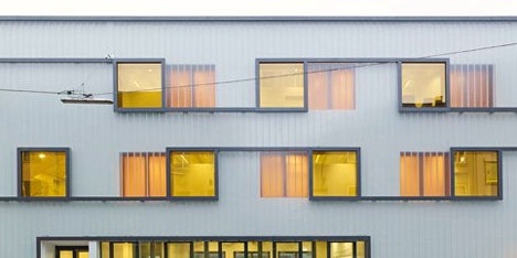 Grammar School in Karlsruhe, Germany by Netzwerk Architekten