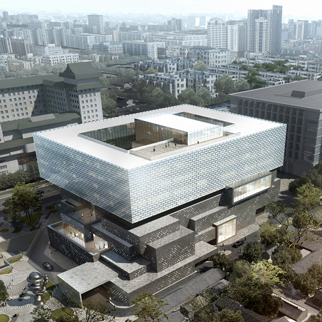 Ole Scheeren combines an auction house and museum beside Beijing’s Forbidden City