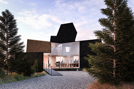 Hechingen Studio across the Landscape by Whitaker Studio