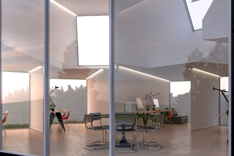 Hechingen Studio across the Landscape by Whitaker Studio