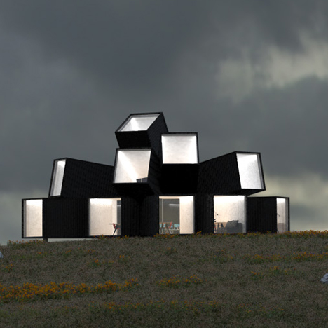 Hechingen Studio across the Landscape by Whitaker Studio