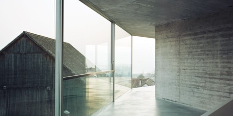 House with one wall in Zurich by Christian Kerez