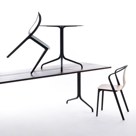 Hybrid Belleville chair by Bouroullec