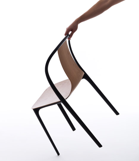Hybrid Belleville chair by Bouroullec
