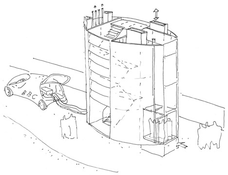 Jan Kaplický Drawings