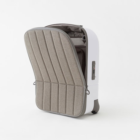 Kame suitcase by Nendo