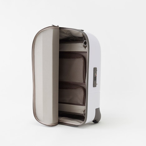Kame suitcase by Nendo