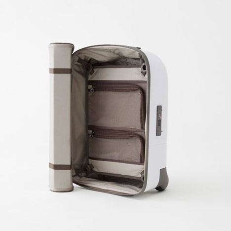 Kame suitcase by Nendo