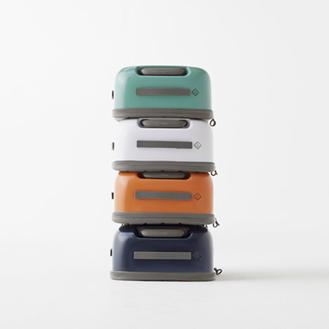 Kame suitcase by Nendo