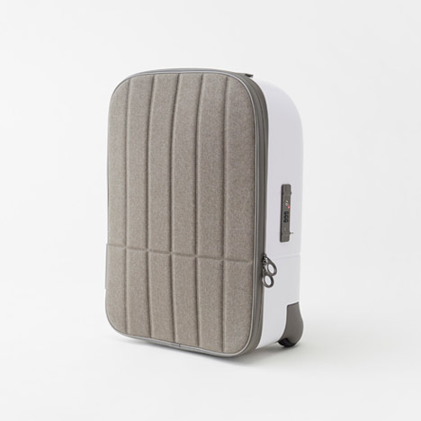 Kame suitcase by Nendo