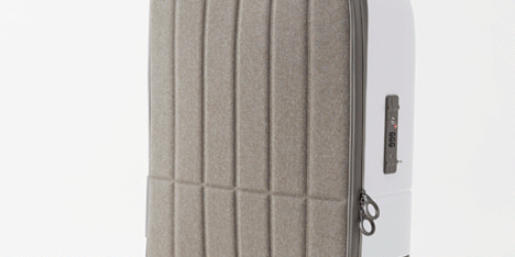 Kame suitcase by Nendo