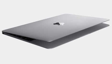 Apple's new Macbook with a 12-inch Retina display