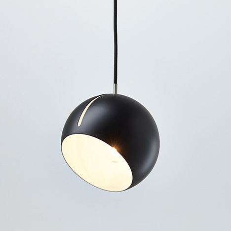Tilt Globe lamp by Nyta, exhibiting at designjunction edit Milan