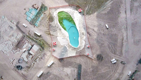 Of Soil and Water freshwater bathing ponds in King's Cross by Ooze Architects